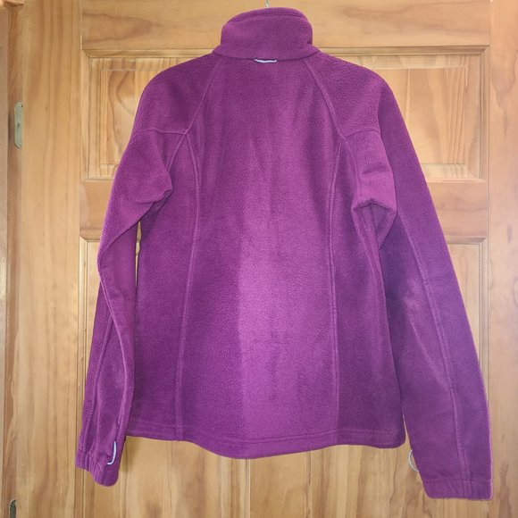 Columbia Purple Full Zip Fleece Jacket - Picture 5 of 6